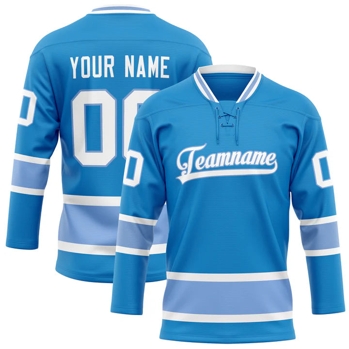 Die faszinierende Welt des Eishockeys: Deb Game Worn, Hellblaue Trikots und das Designen von Eishockeytrikots