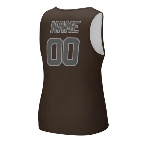 Maßgeschneidertes Braun Dunkelgrau Herren Tanktop