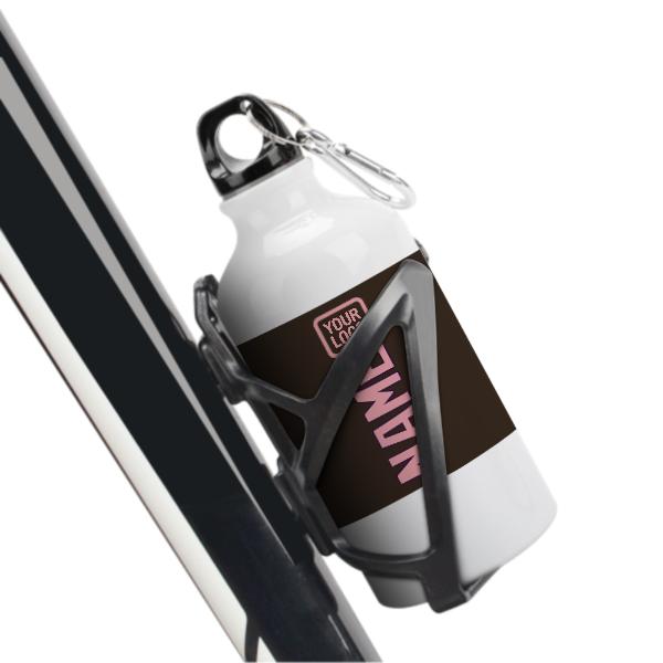 Maßgeschneidertes Braun Rosa Sportflasche