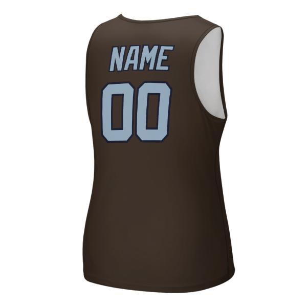 Maßgeschneidertes Braun Hellblau Herren Tanktop