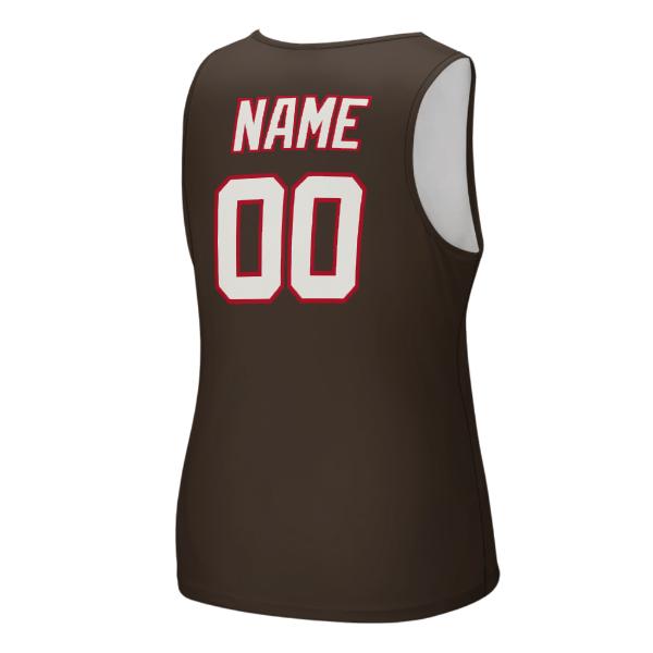 Maßgeschneidertes Braun Weiß Herren Tanktop