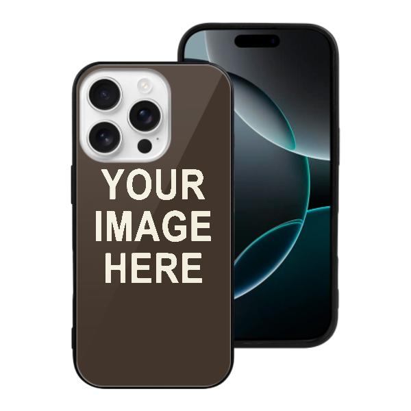 Custodia per telefono marrone beige personalizzata