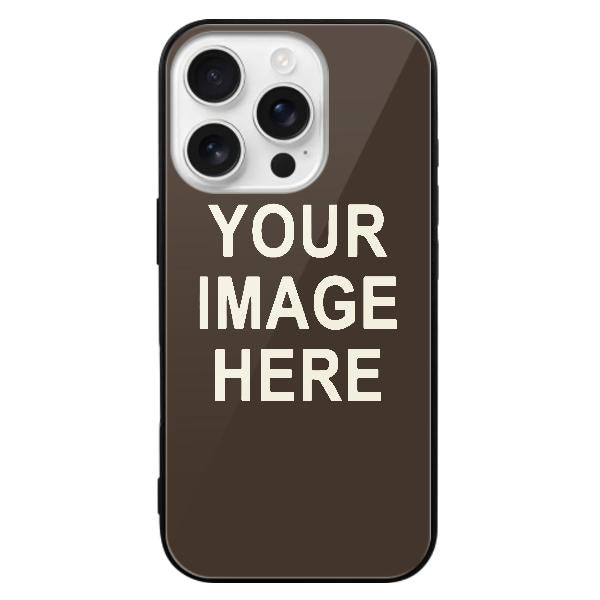 Custodia per telefono marrone beige personalizzata