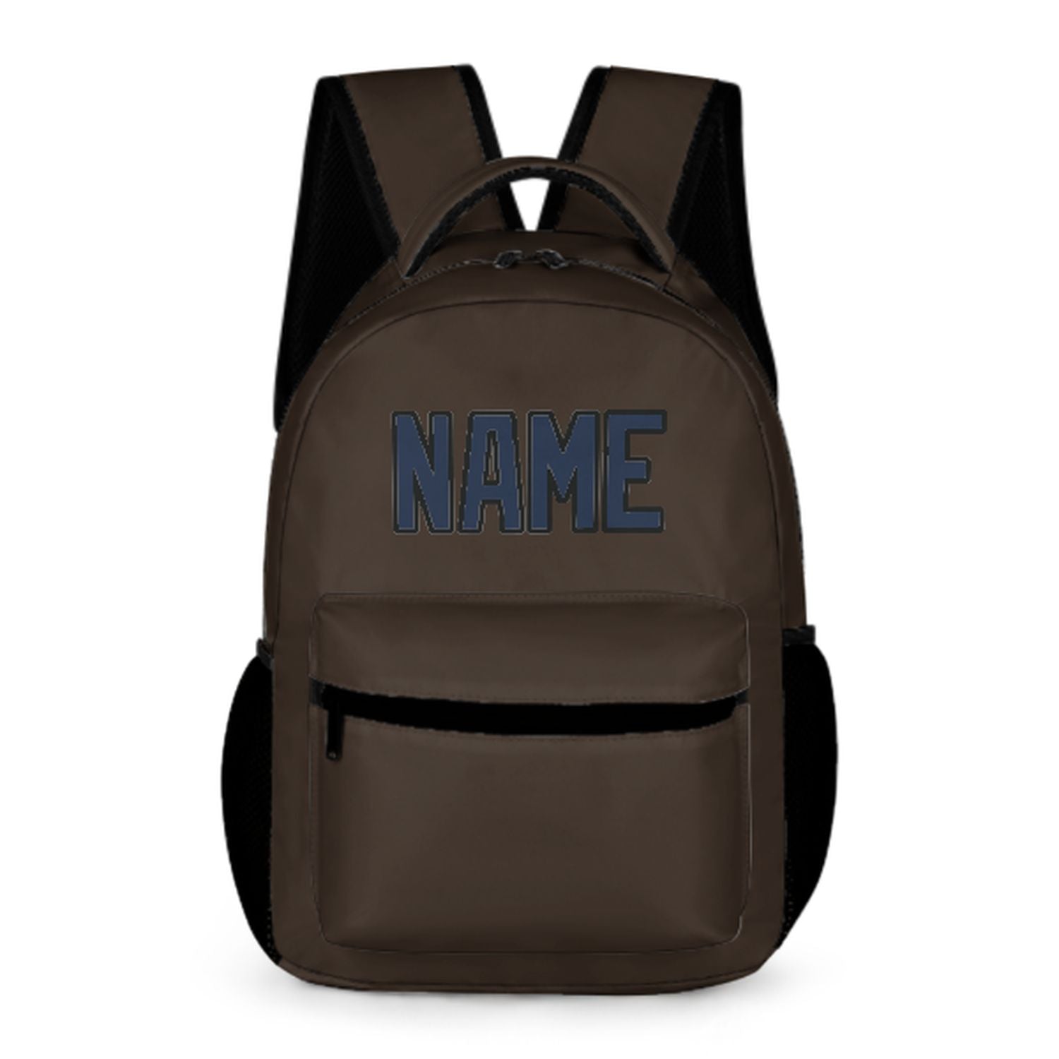 Zaino per bambini marrone blu navy su misura