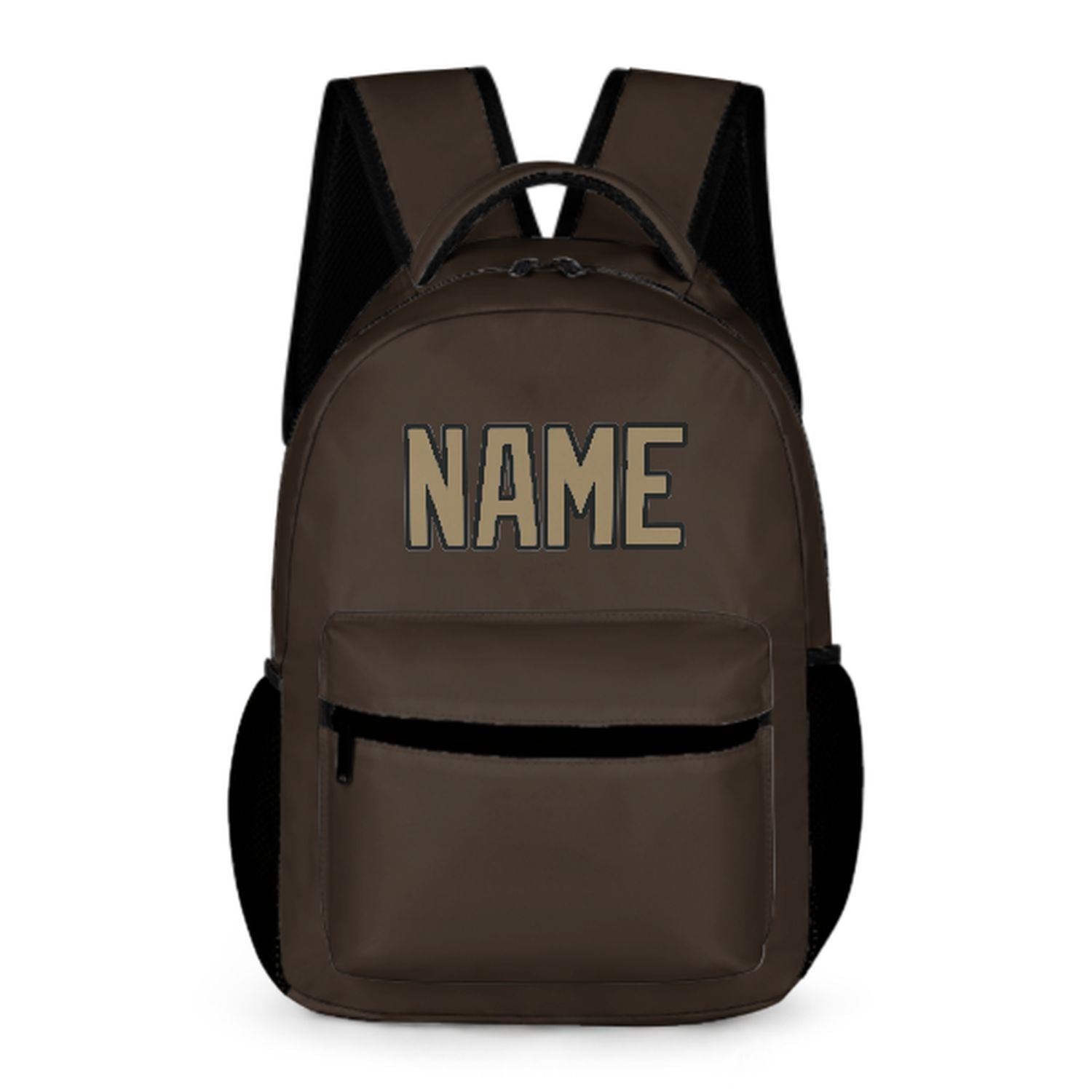 Maßgeschneidertes Braun Hellkhaki Kinderrucksack