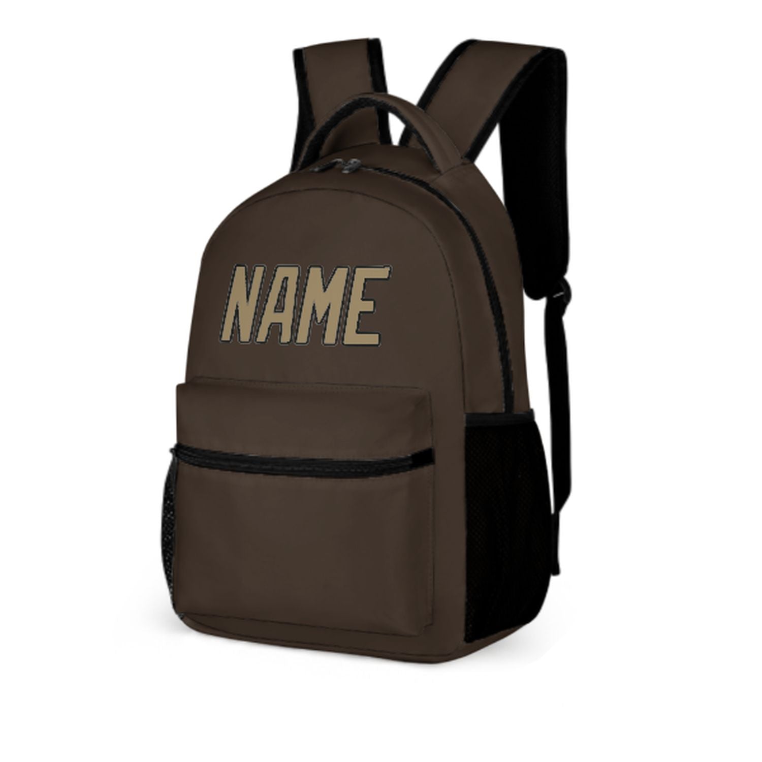 Maßgeschneidertes Braun Hellkhaki Kinderrucksack