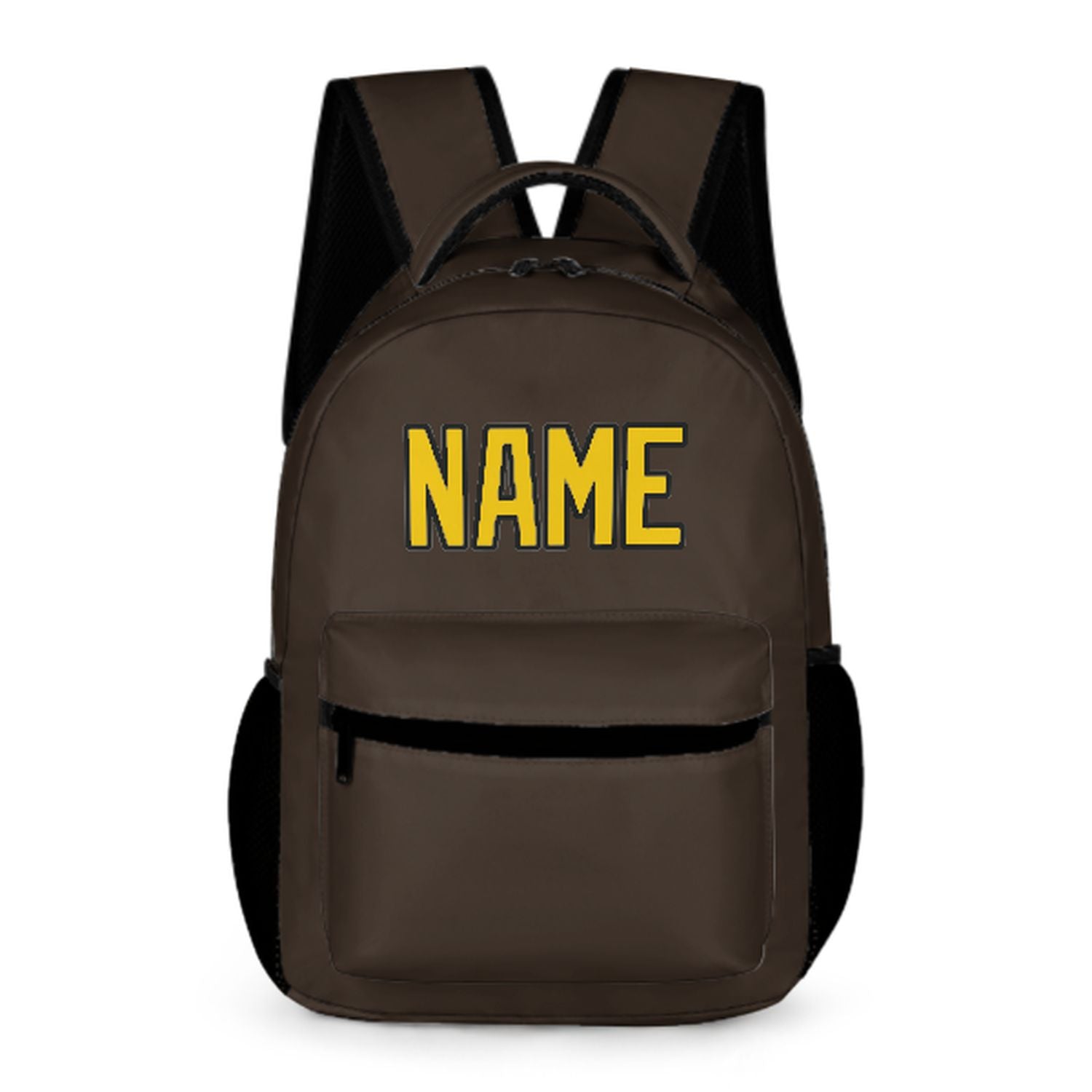 Maßgeschneidertes Braun Gold Kinderrucksack