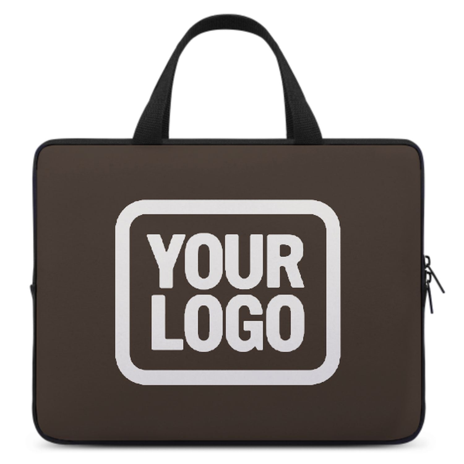 Maßgeschneidertes Braun White Laptop Tasche