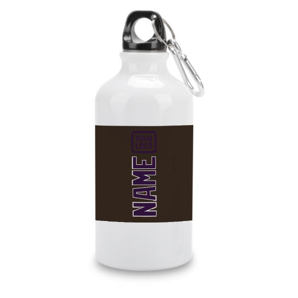 Maßgeschneidertes Braun Lila Sportflasche