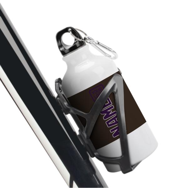 Maßgeschneidertes Braun Lila Sportflasche