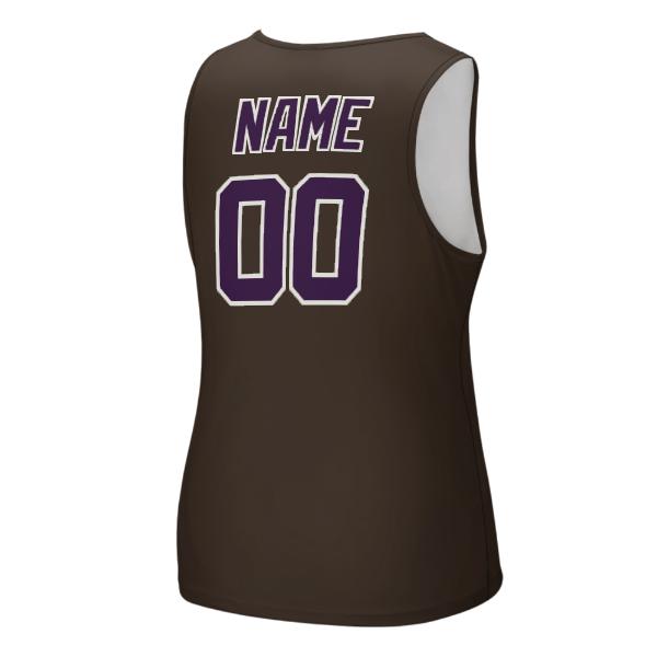 Maßgeschneidertes Braun Lila Herren Tanktop