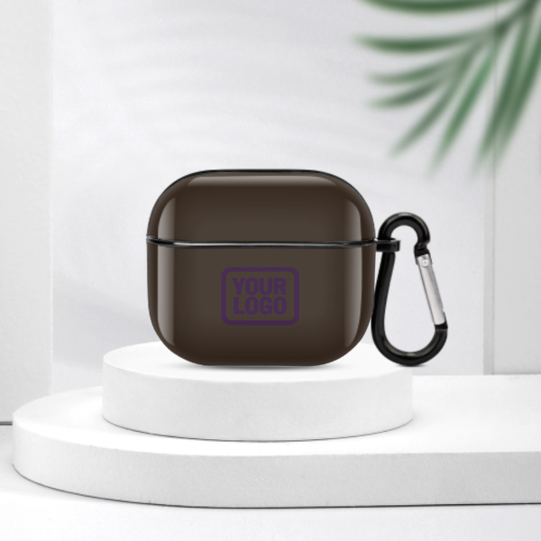 Maßgeschneidertes Braun Lila AirPods-Hülle (3. Generation)