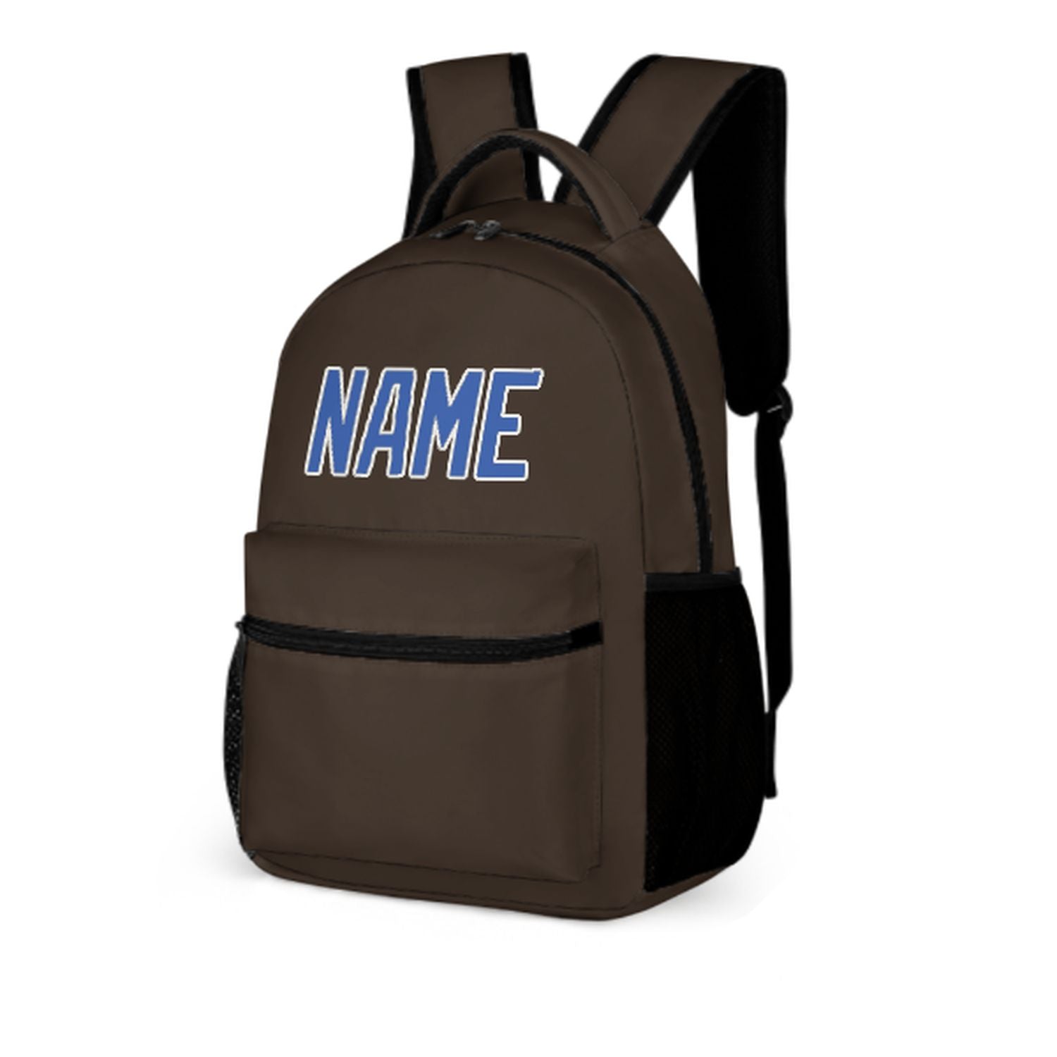 Maßgeschneidertes Braun Himmelblau Kinderrucksack