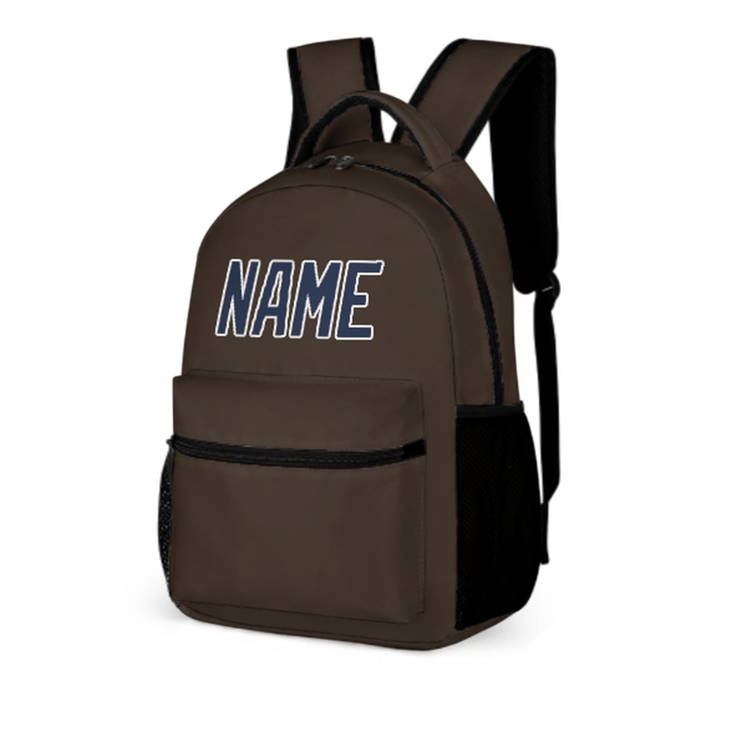 Maßgeschneidertes Braun Marineblau Kinderrucksack