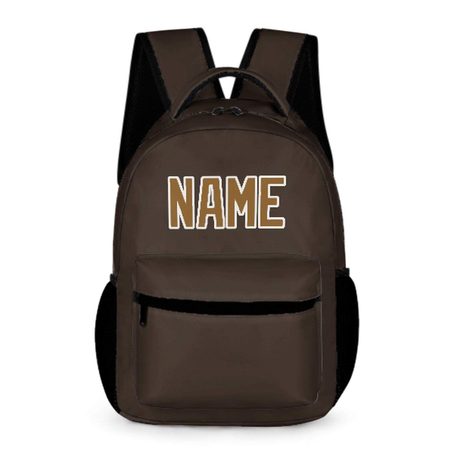 Maßgeschneidertes Braun Khaki Kinderrucksack