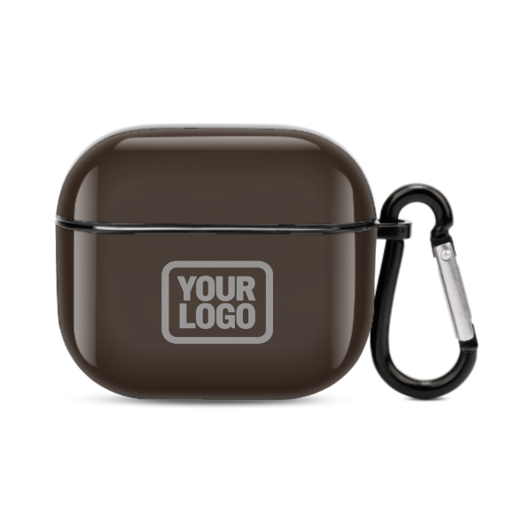 Maßgeschneidertes Braun Grau AirPods-Hülle (3. Generation)