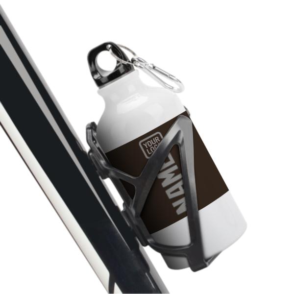 Maßgeschneidertes Braun Grau Sportflasche