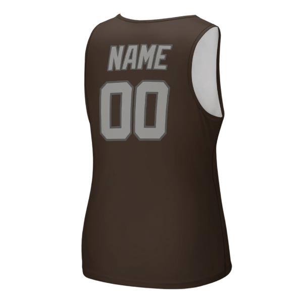 Maßgeschneidertes Braun Grau Herren Tanktop