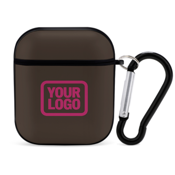 Maßgeschneidertes Braun Rosarot AirPods-Hülle