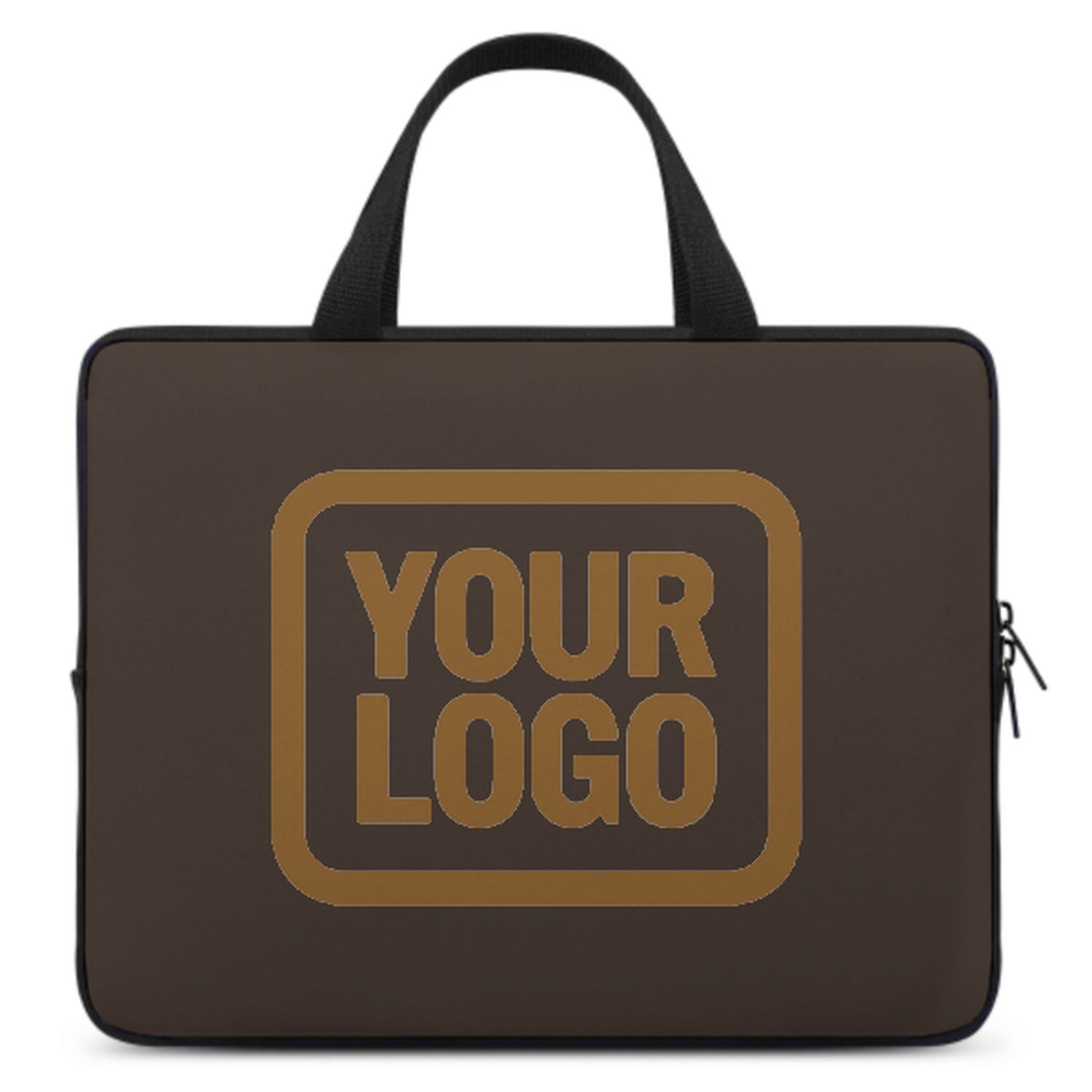 Maßgeschneidertes Braun Khaki Laptop Tasche