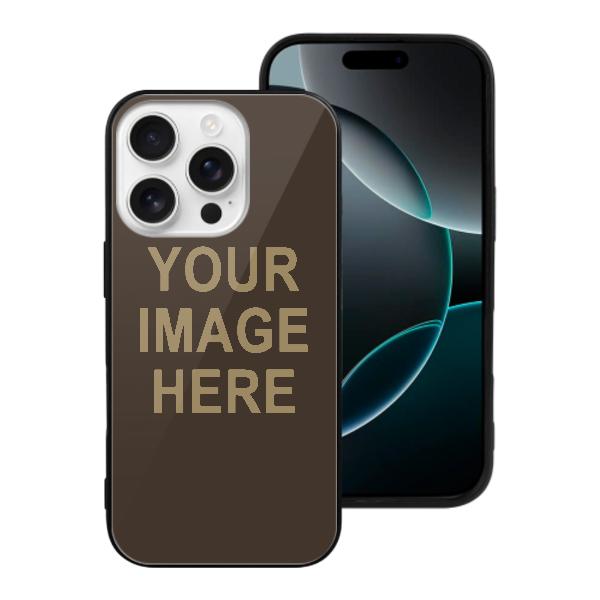 Custodia per telefono personalizzata color marrone chiaro kaki