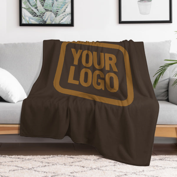 Maßgeschneidertes Braun Khaki Decke
