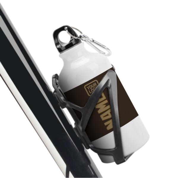 Maßgeschneidertes Braun Hellkhaki Sportflasche