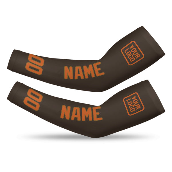 Maßgeschneidertes Braun Orange Armschutz