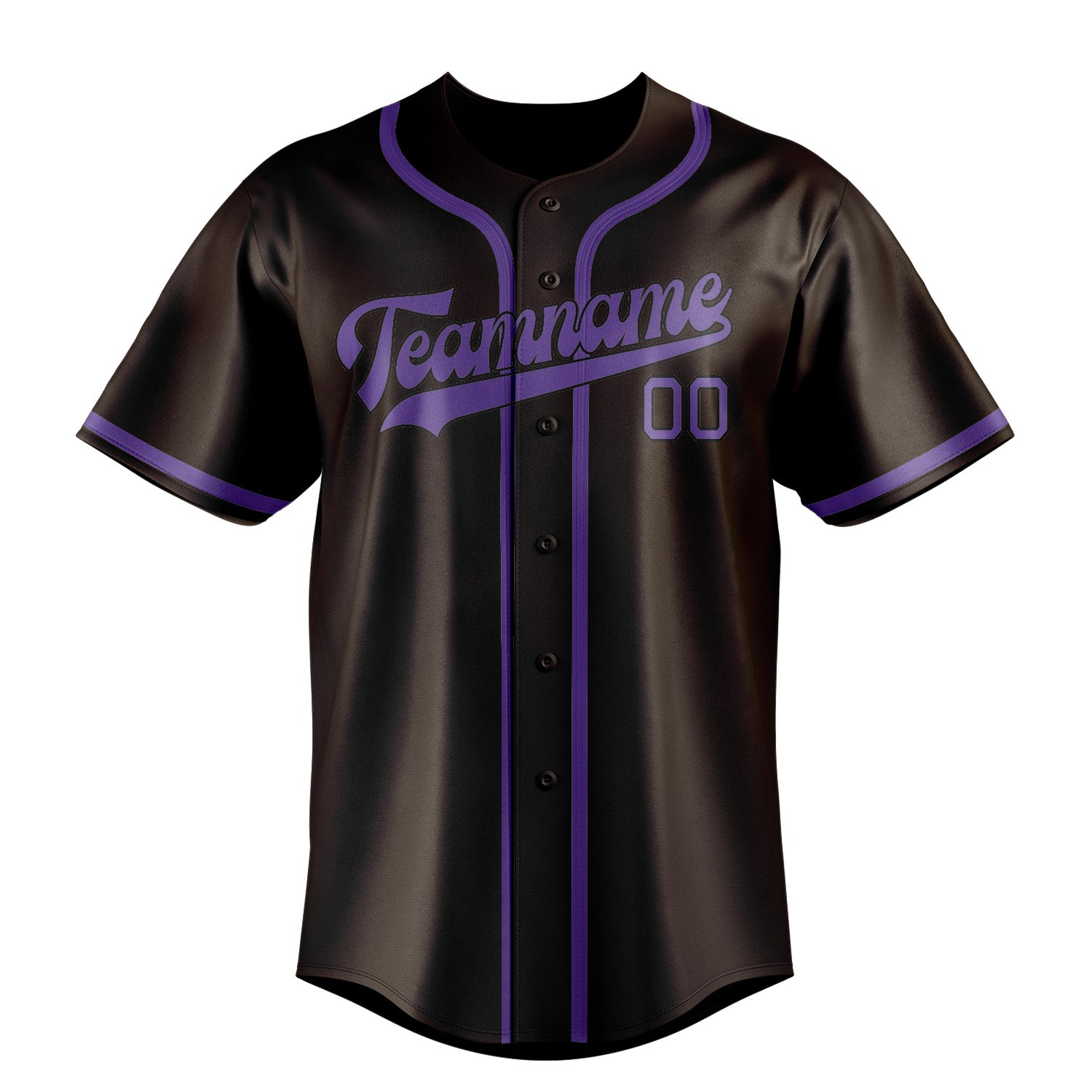 Benutzerdefiniertes Professionelles Braun Lavendel Baseballtrikot