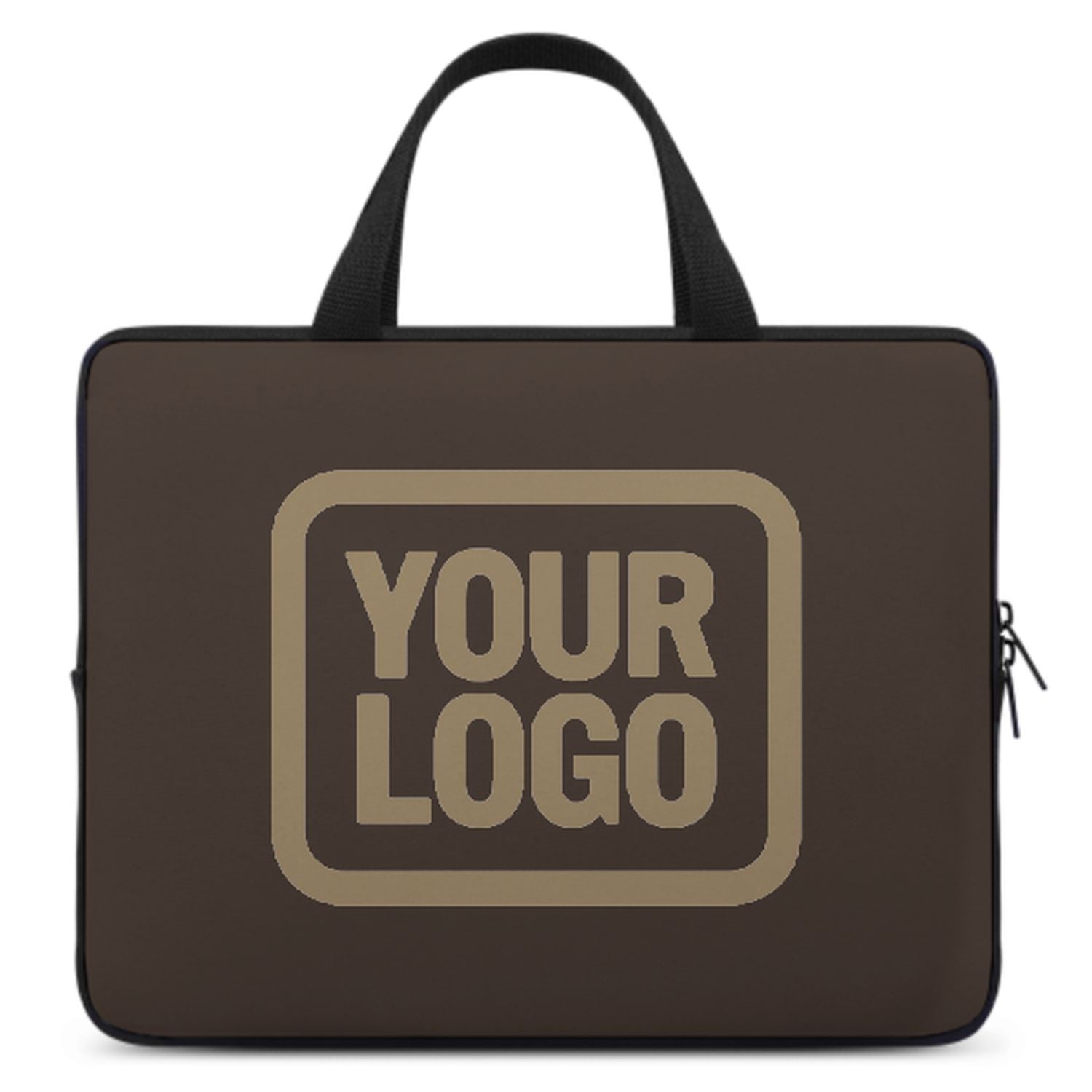 Maßgeschneidertes Braun Light Khaki Laptop Tasche
