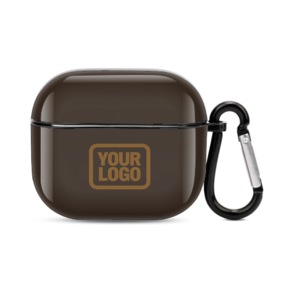 Maßgeschneidertes Braun Khaki AirPods-Hülle (3. Generation)
