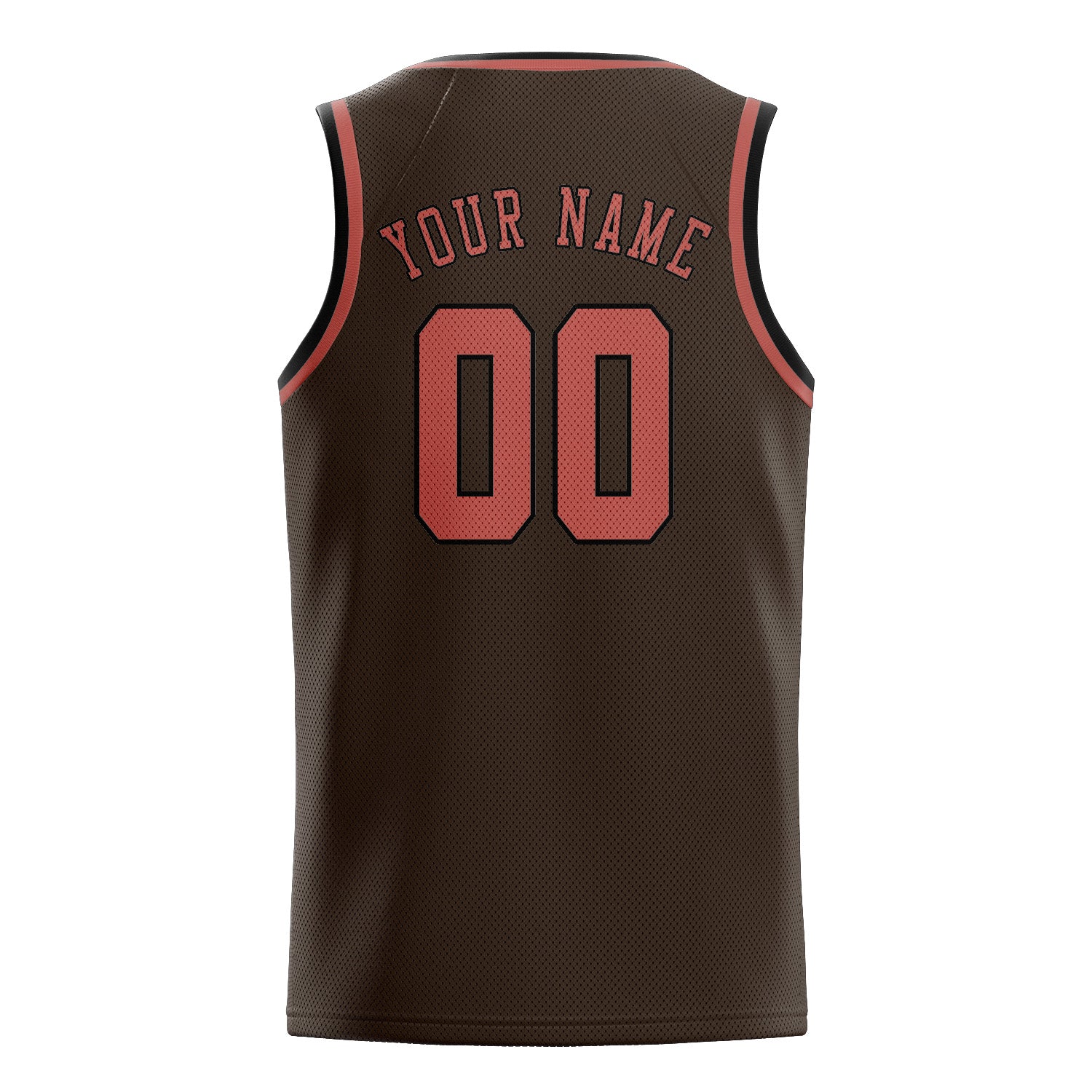 Benutzerdefiniertes Professionelles Braun Kupferrose Basketballtrikot