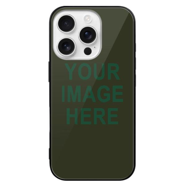 Custodia per telefono personalizzata verde oliva scuro e muschio