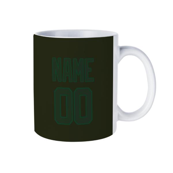Tazza personalizzata verde oliva scuro abete