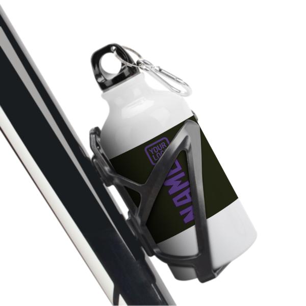 Maßgeschneidertes Dunkles Oliv Lavendel Sportflasche