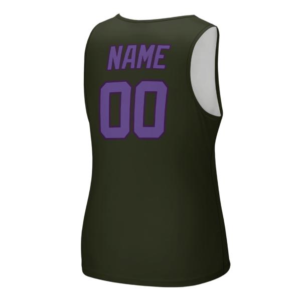 Maßgeschneidertes Dunkles Oliv Lavendel Herren Tanktop