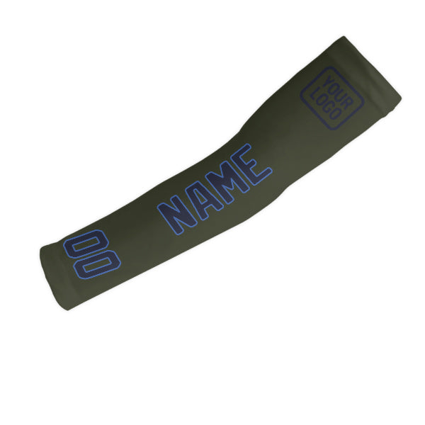 Maßgeschneidertes Dunkles Oliv Stahlblau Armschutz