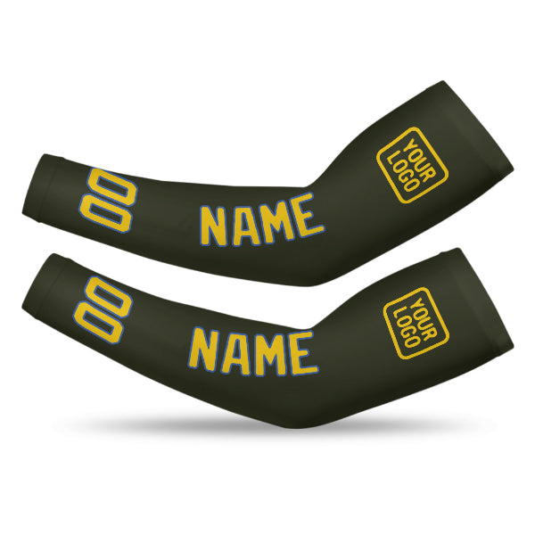 Maßgeschneidertes Dunkles Oliv Gold Armschutz