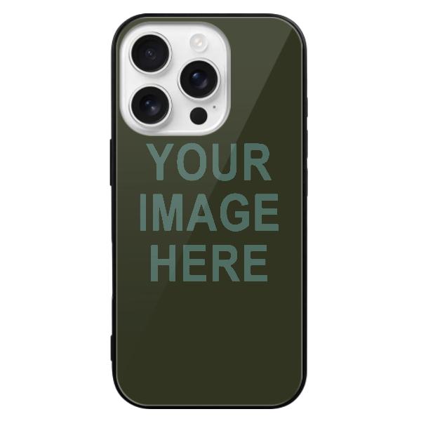 Custodia per telefono personalizzata verde oliva scuro