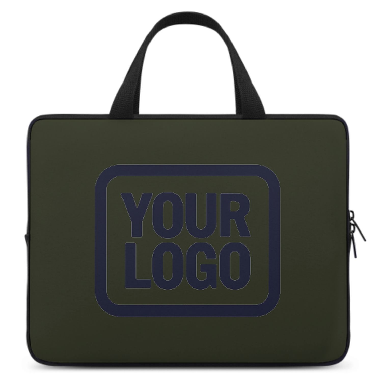 Maßgeschneidertes Dunkles Oliv Navy Laptop Tasche