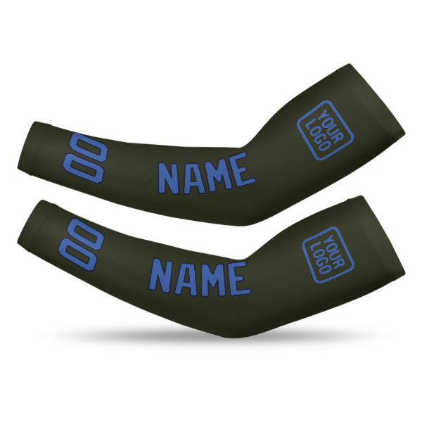 Maßgeschneidertes Dunkles Oliv Himmelblau Armschutz