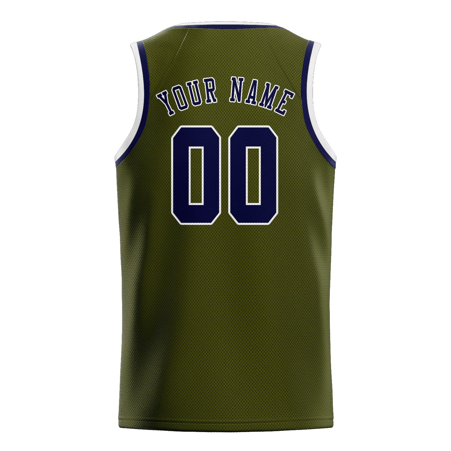 Benutzerdefiniertes Professionelles Dunkles Oliv Stahlblau Basketballtrikot