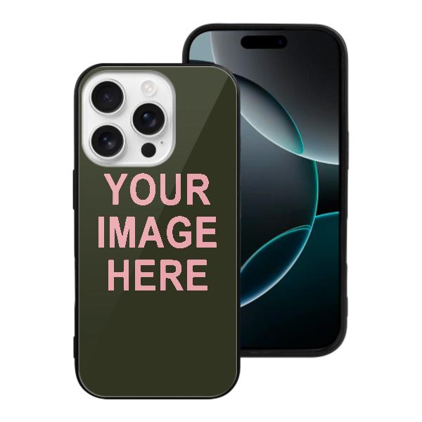 Custodia per telefono personalizzata color rosa oliva scuro