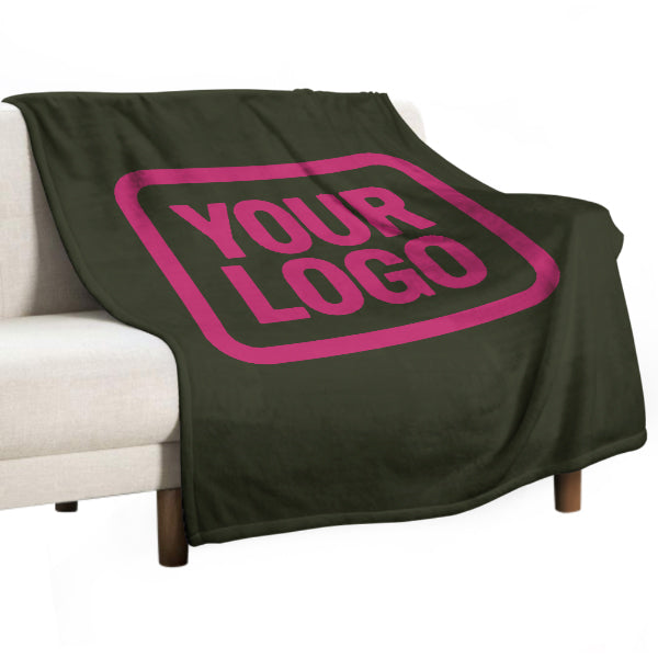 Coperta rosa oliva scuro su misura