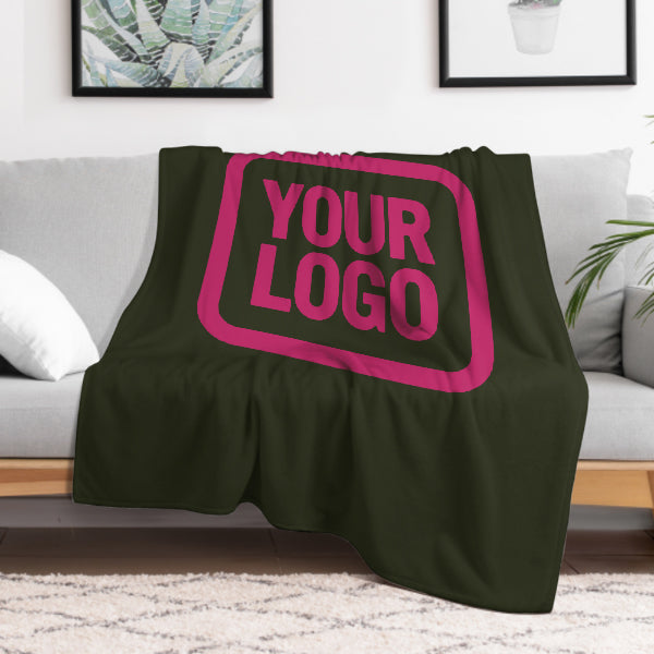 Coperta rosa oliva scuro su misura