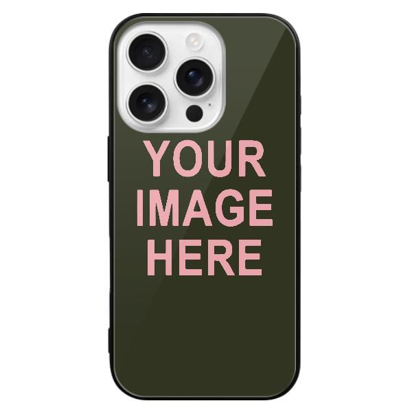 Custodia per telefono personalizzata color rosa oliva scuro