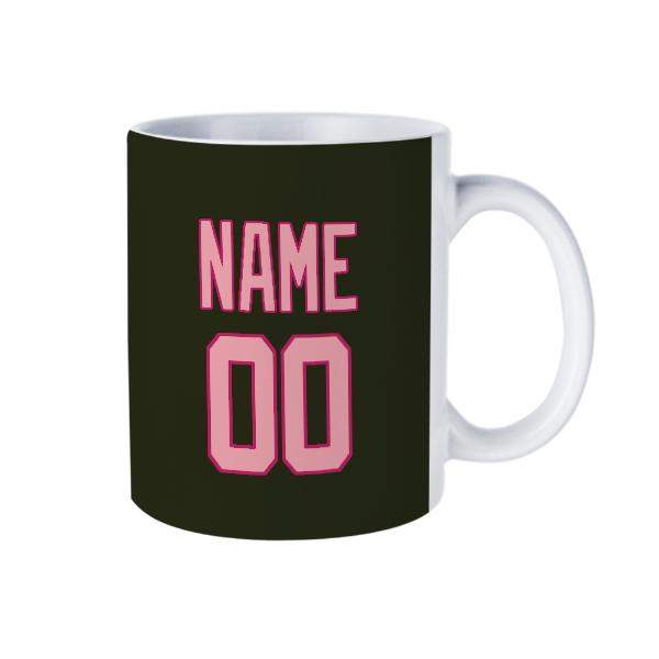 Tazza personalizzata rosa oliva scuro