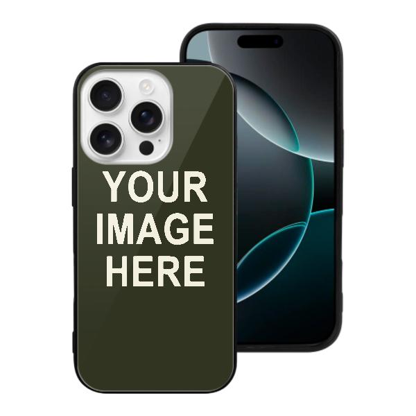 Custodia per telefono personalizzata color oliva scuro beige