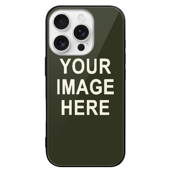 Custodia per telefono personalizzata color oliva scuro beige
