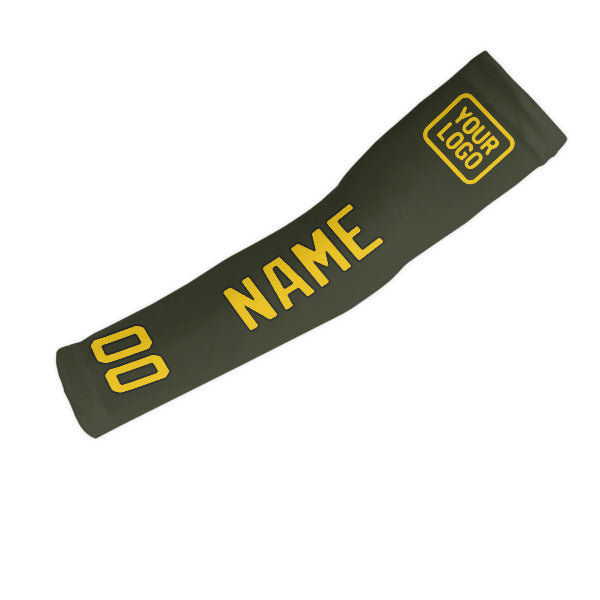 Maßgeschneidertes Dunkles Oliv Gold Armschutz